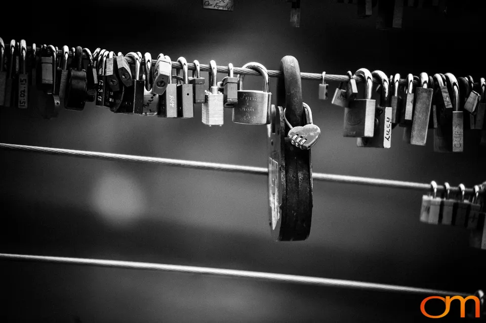 Love Locks on Melbourne’s Evan Walker Bridge
