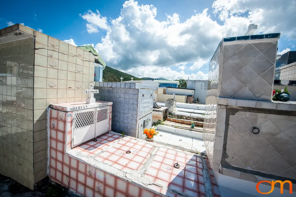 Tiled Tombs of Pointe-Noire Cemetery