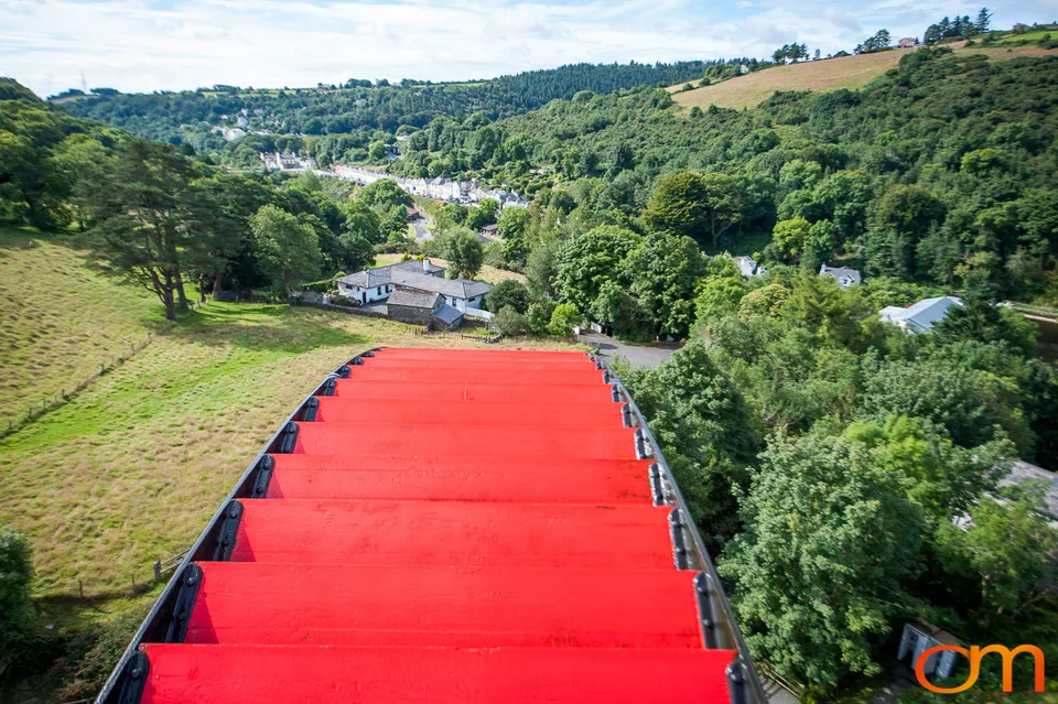 The Great Laxey Wheel and Mines Trail