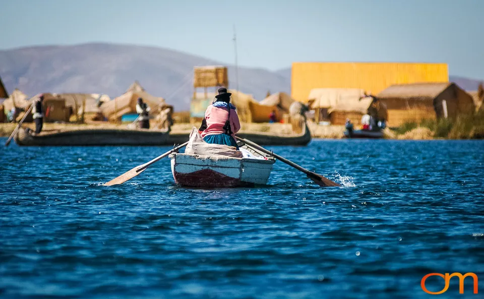 The Uros Floating Islands of Lake Titicaca