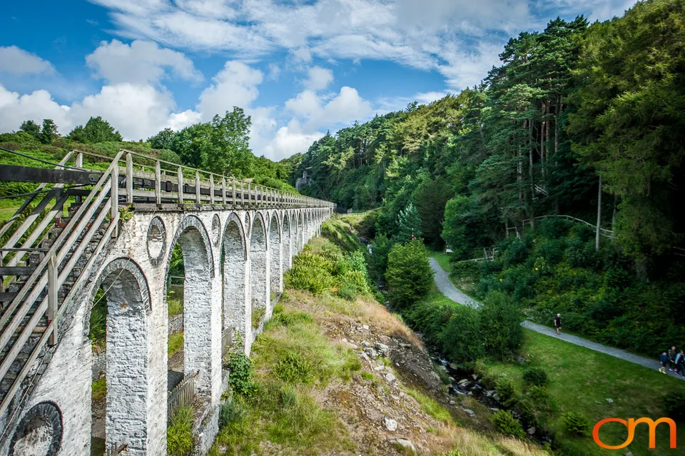 The Great Laxey Wheel and Mines Trail