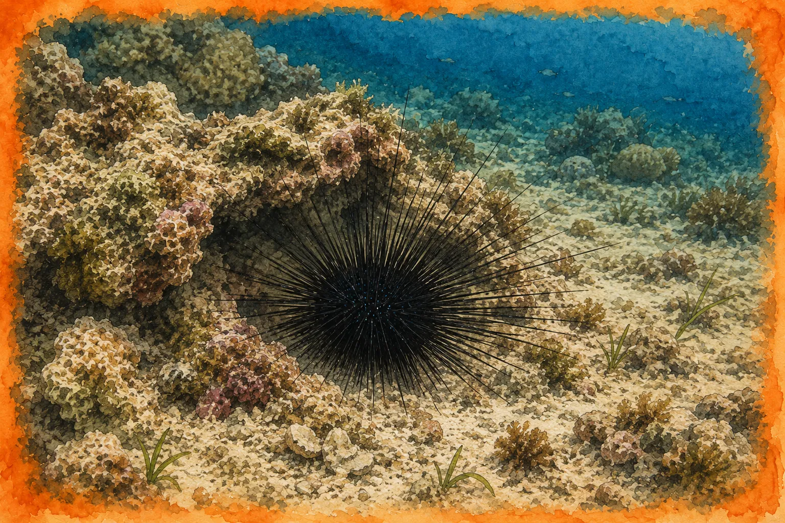 Long-spined sea urchin
