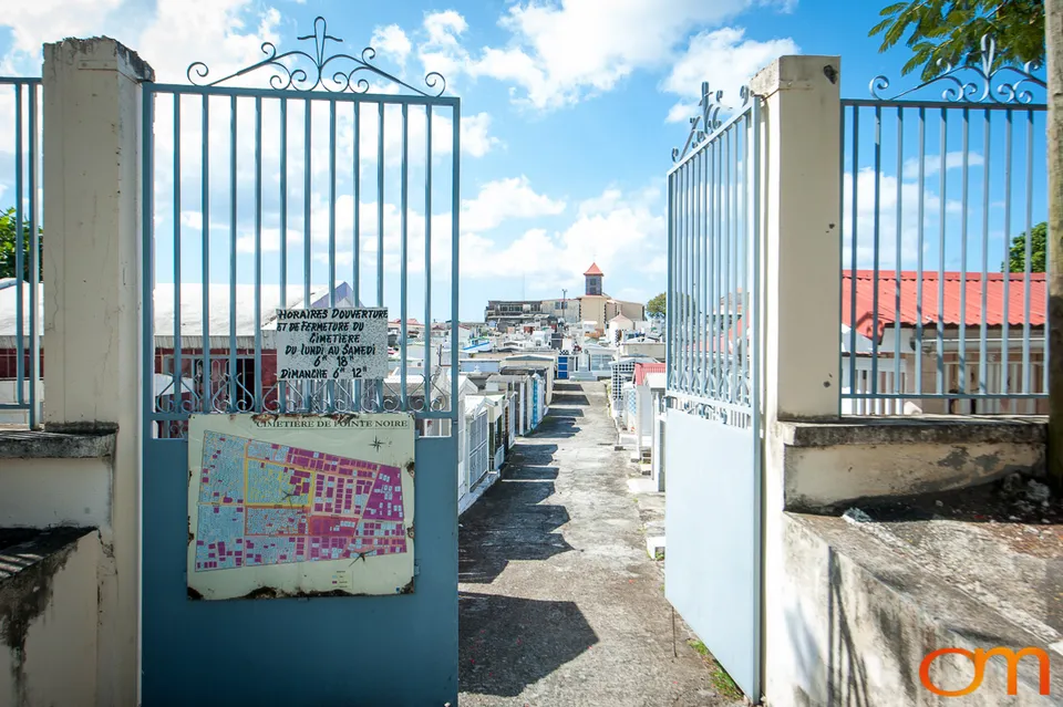 Tiled Tombs of Pointe-Noire Cemetery
