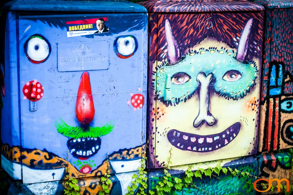 Belgrade Street Art: The Colorful White City
