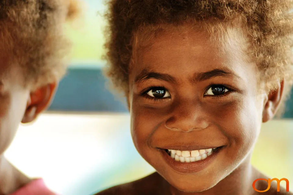 Blond Hair in the Solomon Islands