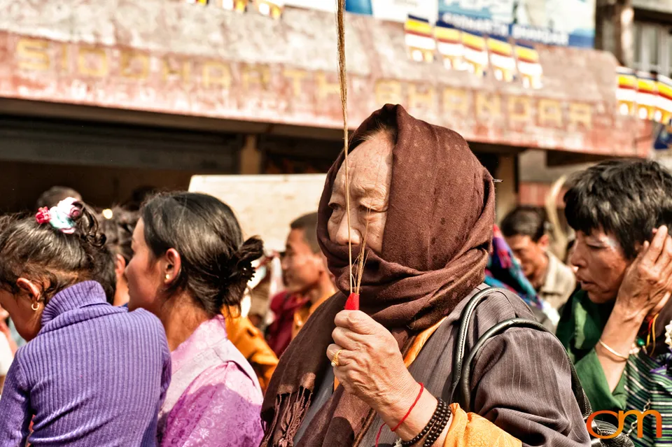 Dalai Lama at Salugara, West Bengal, 2010