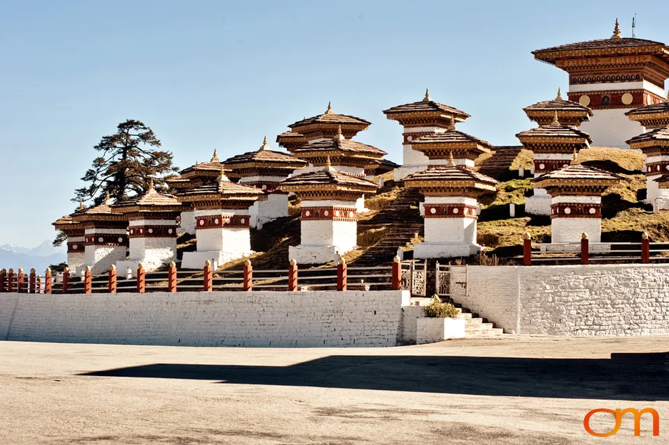 Dochula Pass and the Druk Wangyal Chortens