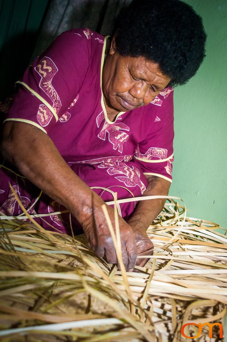 Viseisei Village and Pandanus Mat Weaving