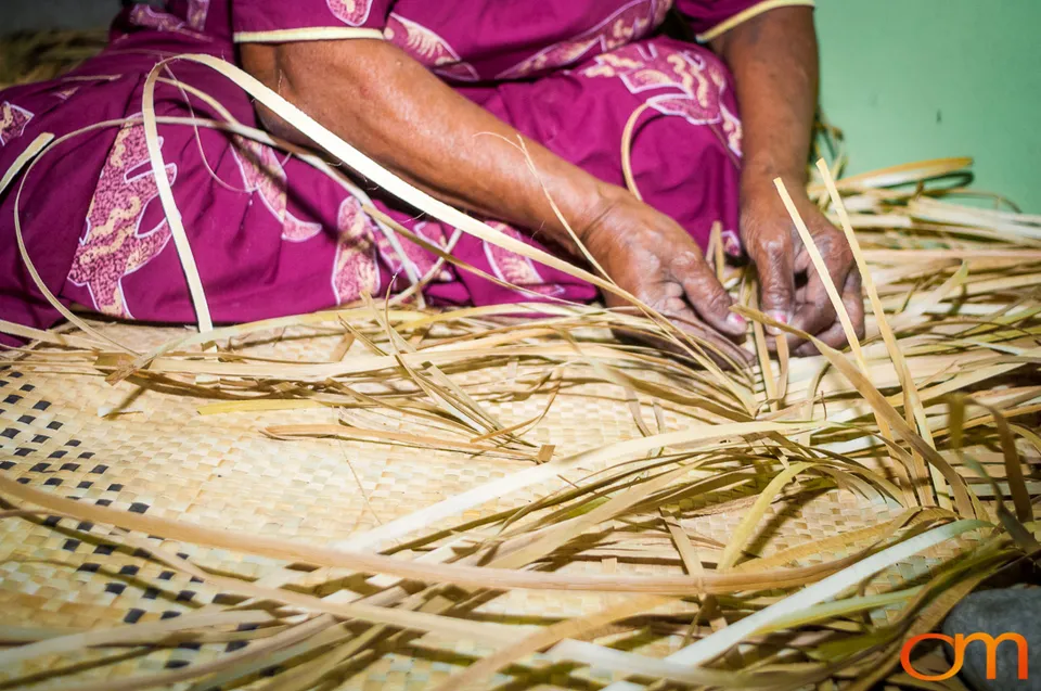 Viseisei Village and Pandanus Mat Weaving