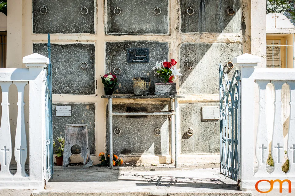 Tiled Tombs of Pointe-Noire Cemetery