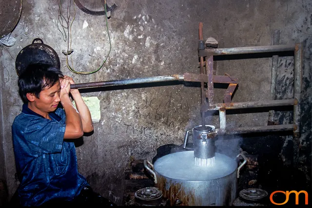 Making Fresh Rice Noodles in Vietnam