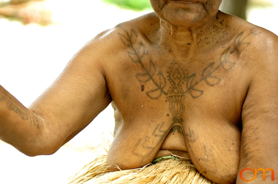 Traditional Tattoos of Langa Langa Lagoon