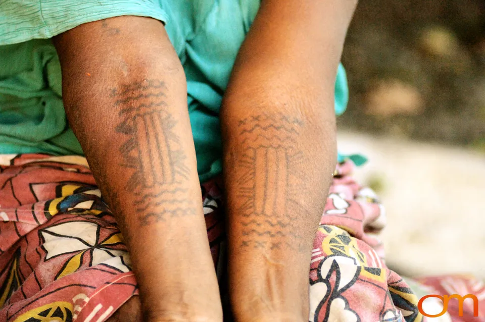 Traditional Tattoos of Langa Langa Lagoon