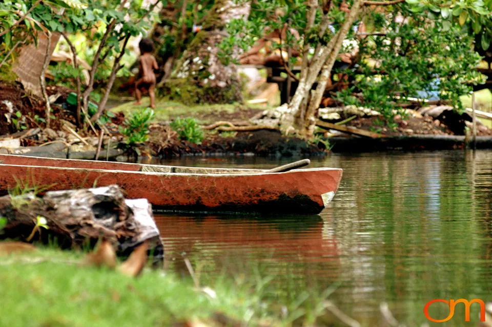 Life and Canoes in Langa Langa Lagoon