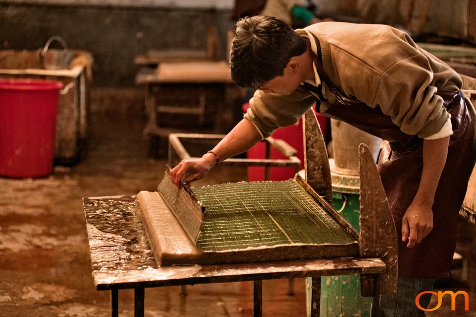 Traditional Bhutanese Papermaking