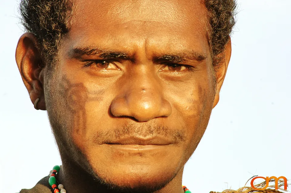 Facial Scarification in Langa Langa Lagoon