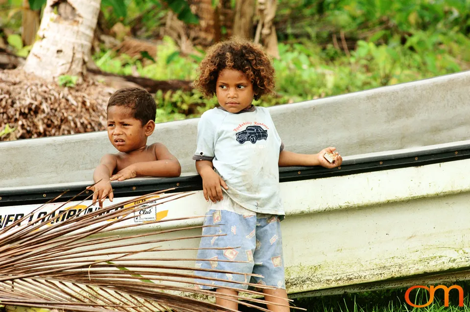 Blond Hair in the Solomon Islands