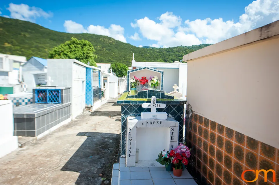 Tiled Tombs of Pointe-Noire Cemetery